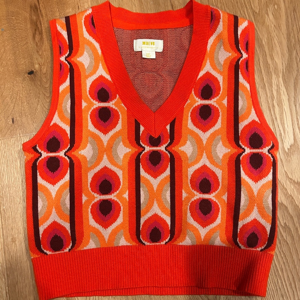 70s knit vest from Maeve